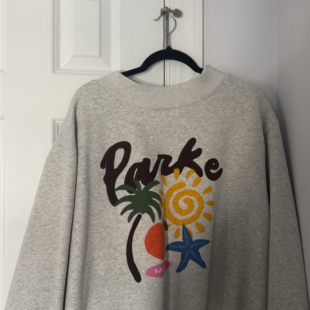 Gray Graphic Women's Sweater